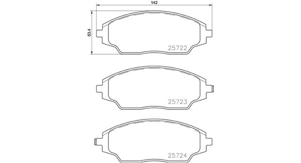 Brake Pad Set, disc brake