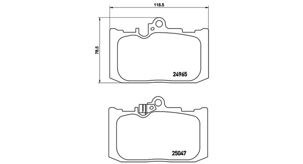 Brake Pad Set, disc brake (363700483131)