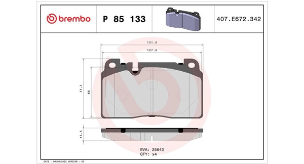 Brake Pad Set, disc brake