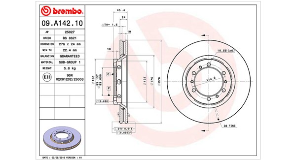 Brake Disc (360406105200)