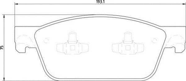 Brake Pad Set, disc brake (363700201919)