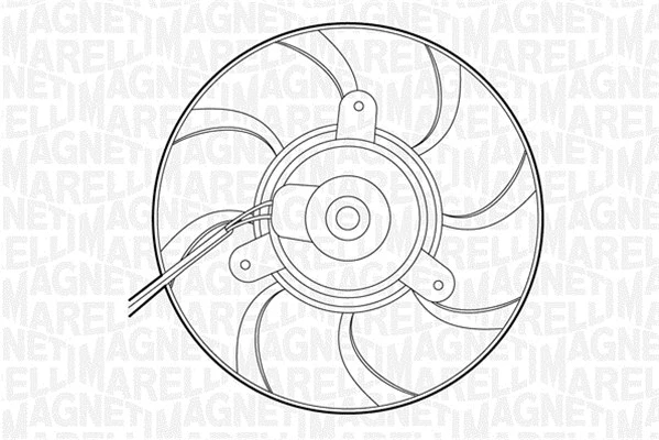 Fan, engine cooling (069422262010)