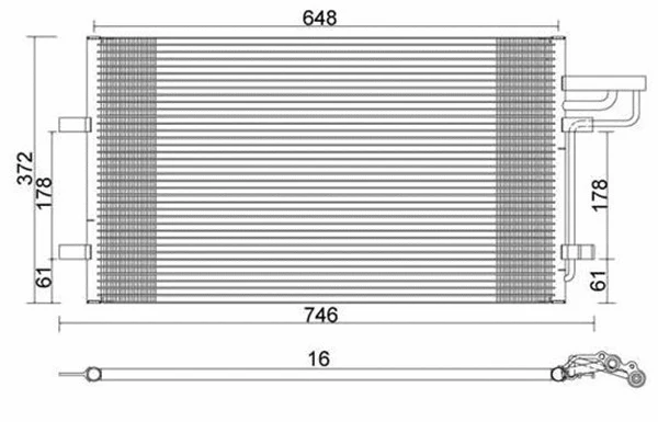 Condenser, air conditioning (359003220650)