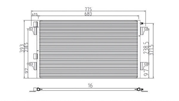 Condenser, air conditioning (359003221480)