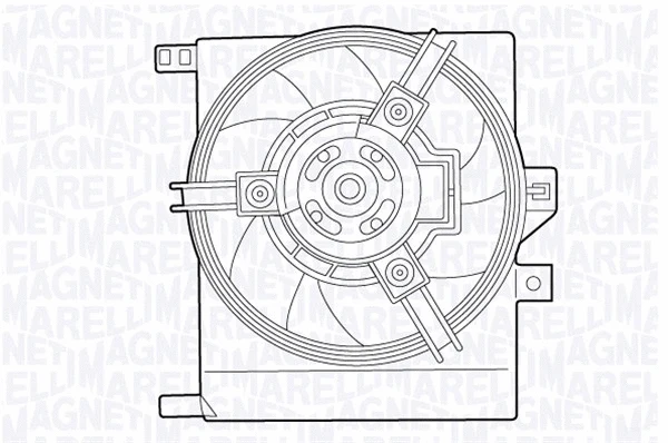 Fan, engine cooling (069422550010)