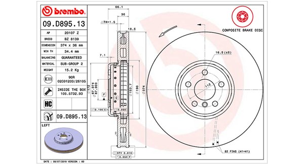 Brake Disc (360406133904)