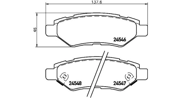 Brake Pad Set, disc brake