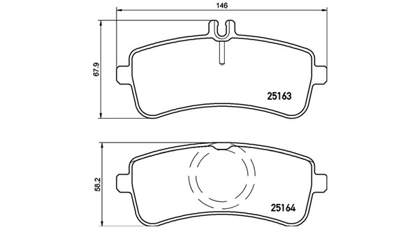 Brake Pad Set, disc brake (363700450125)