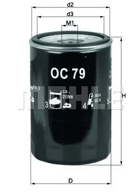 Oil Filter (154076429600)