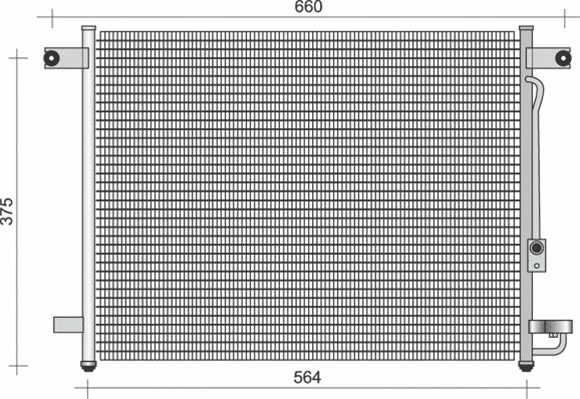 Condenser, air conditioning (350203432000)