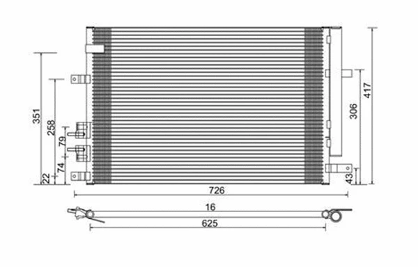 Condenser, air conditioning (359003220030)