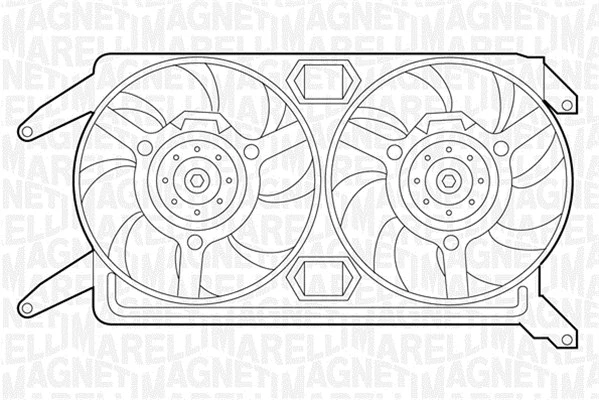Fan, engine cooling (069422298010)