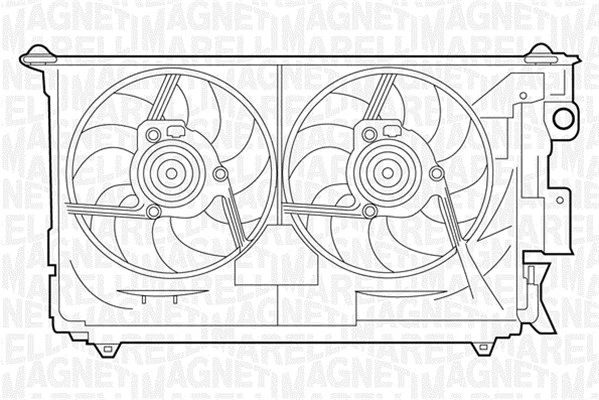 Fan, engine cooling (069422383010)