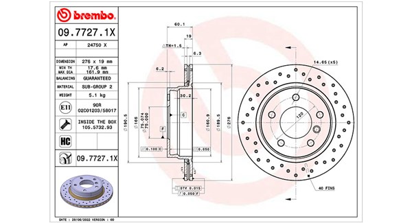 Brake Disc (360406175802)