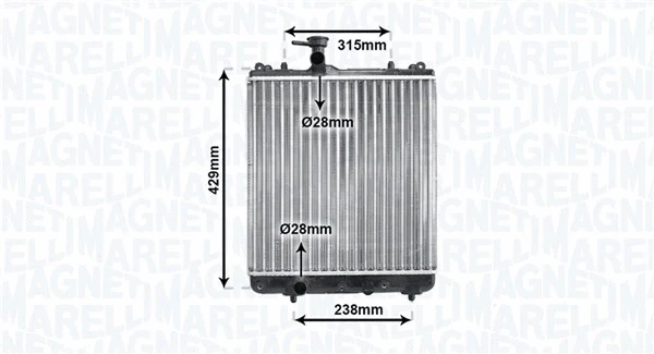 Radiator, engine cooling