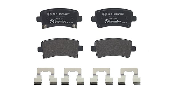 Brake Pad Set, disc brake (363700459059)