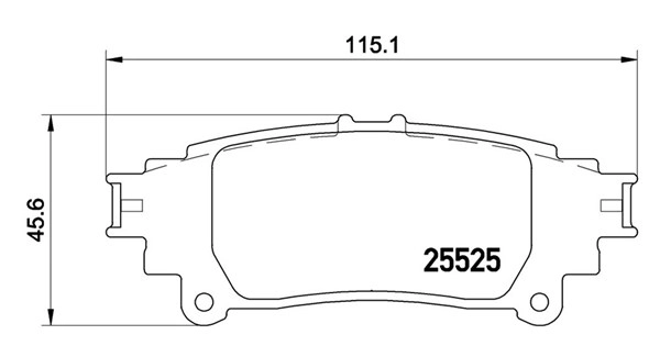 Brake Pad Set, disc brake (363700483132)