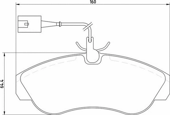 Brake Pad Set, disc brake (363700205159)