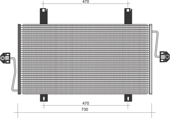 Condenser, air conditioning (350203436000)