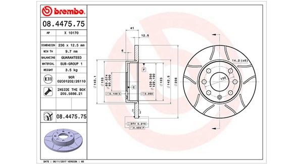 Brake Disc (360406037205)