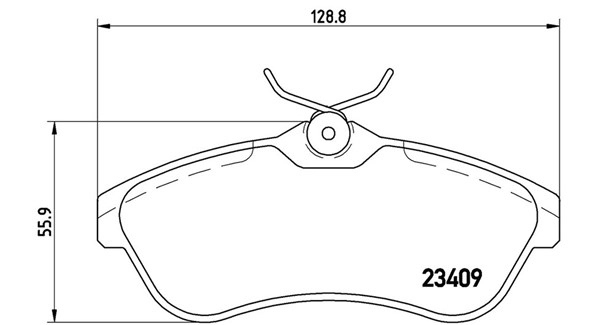 Brake Pad Set, disc brake (363700561075)