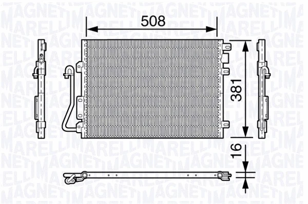 Condenser, air conditioning (350203658000)