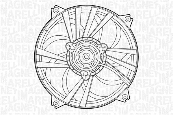 Fan, engine cooling (069422387010)