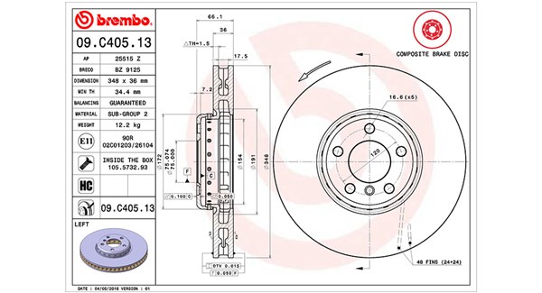 Brake Disc (360406130904)