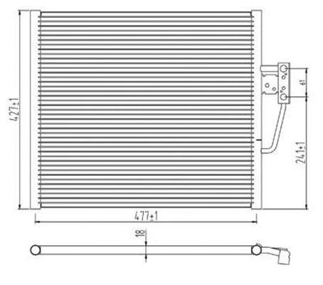 Condenser, air conditioning (359003220240)
