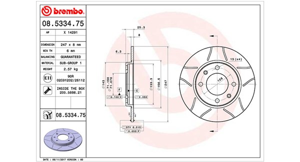 Brake Disc (360406018305)