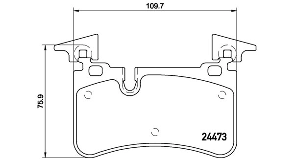 Brake Pad Set, disc brake (363700450113)