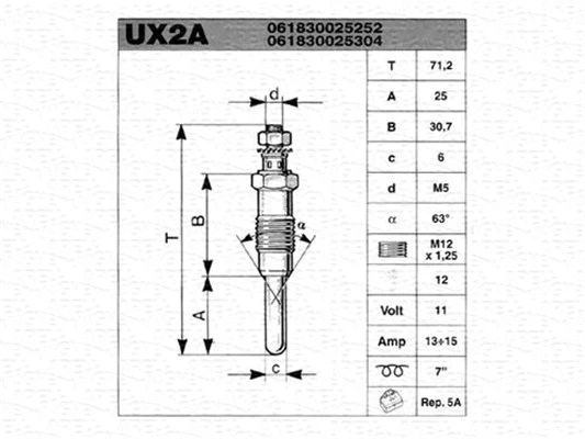 Glow Plug (061830025304)