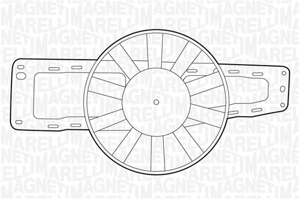 Fan, engine cooling (069422217010)