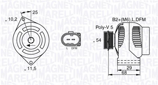 Alternator (063532250200)