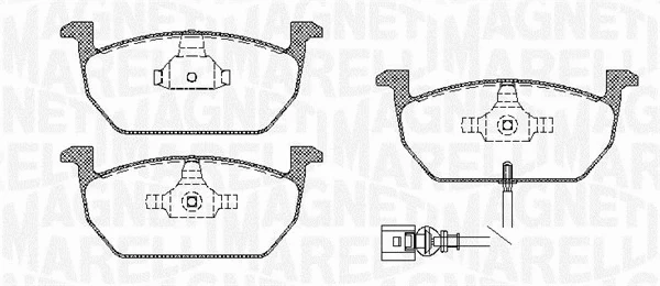 Brake Pad Set, disc brake (363916060819)