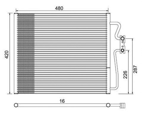 Condenser, air conditioning (359003220190)
