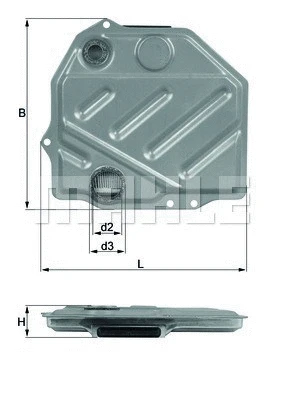 Hydraulic Filter, automatic transmission (154098910600)