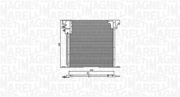 Condenser, air conditioning (350203903000)