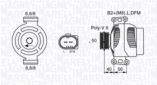 Alternator (063536250020)