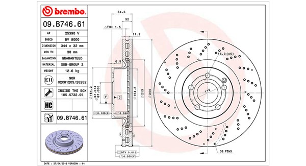 Brake Disc (360406116001)