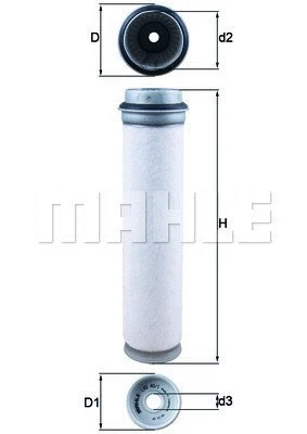 Secondary Air Filter (154074564110)