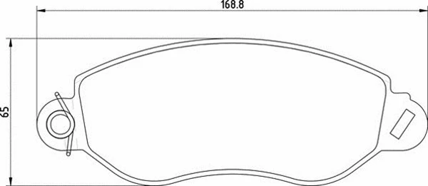 Brake Pad Set, disc brake (363700209107)