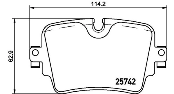 Brake Pad Set, disc brake (363700436033)