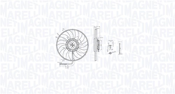 Fan, engine cooling (069422848010)