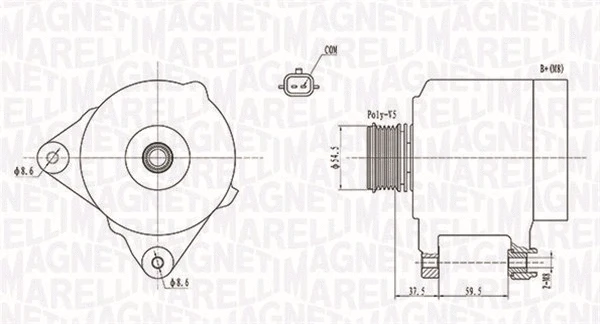 Alternator (063731860010)