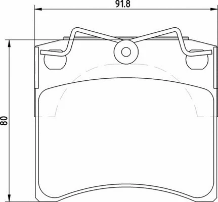 Brake Pad Set, disc brake (363700205115)