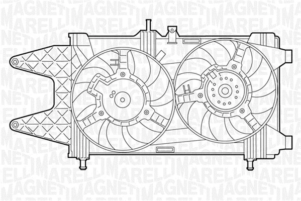 Fan, engine cooling (069422013010)