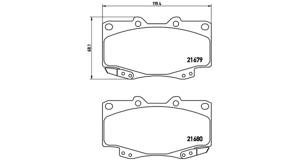 Brake Pad Set, disc brake