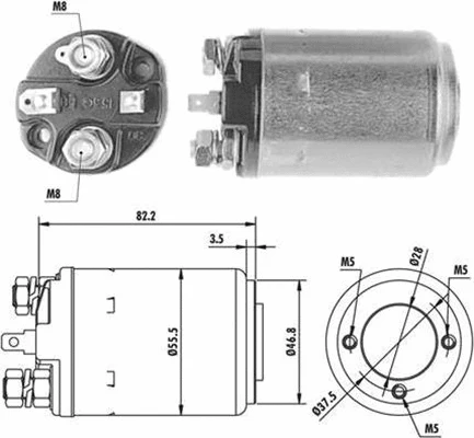 Solenoid Switch, starter (940113050081)