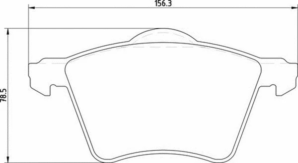 Brake Pad Set, disc brake (363700201179)